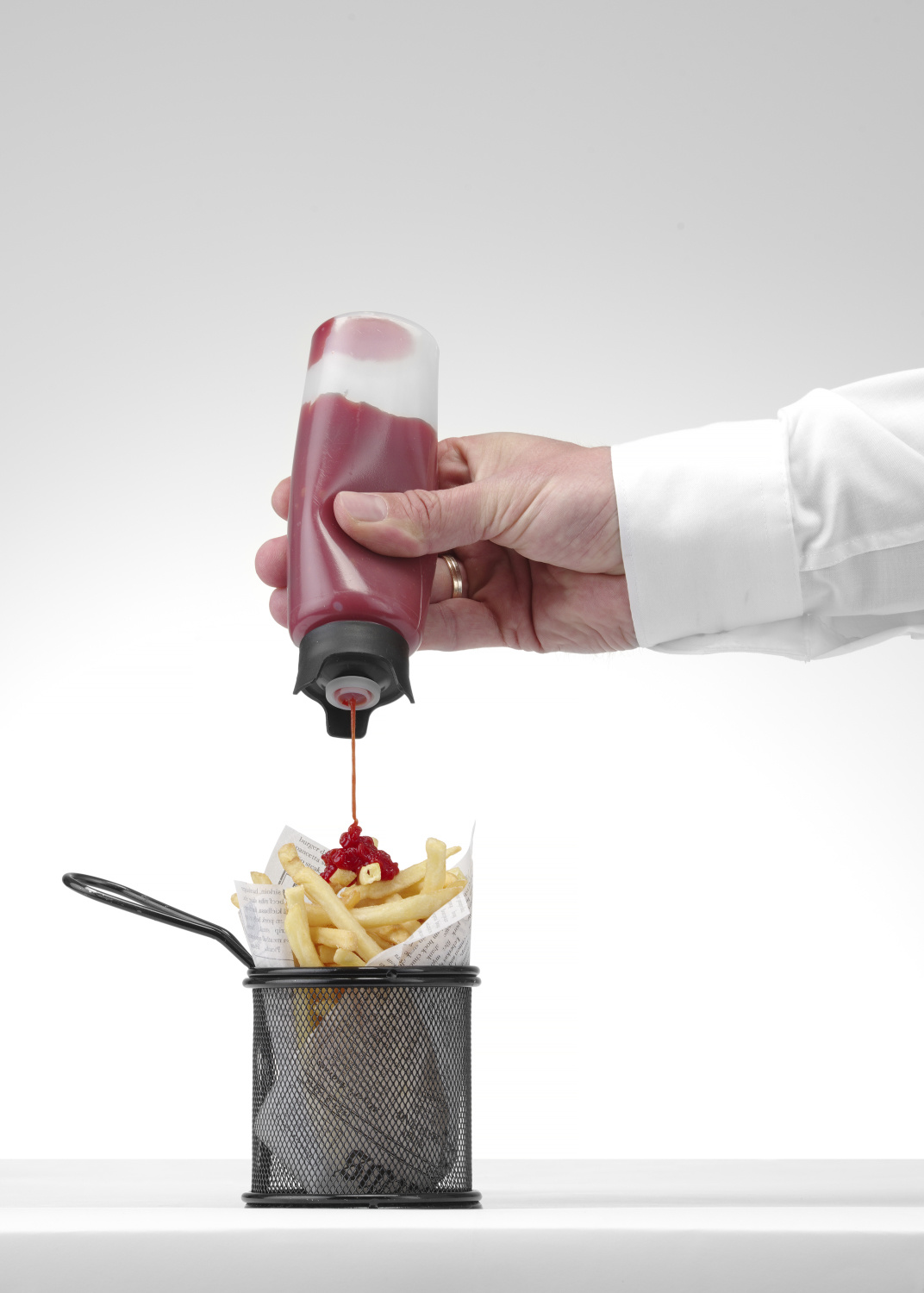 Hendi Dispenser Flacon Non-Drip - 0,23 Liter - Transparant - Ø5x(H)16cm