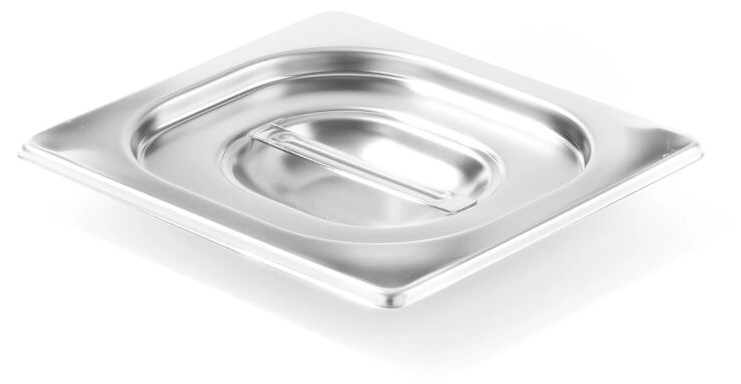 Hendi Gastronorm Deksel GN 1/6 - RVS - Profi Line - 176x162mm