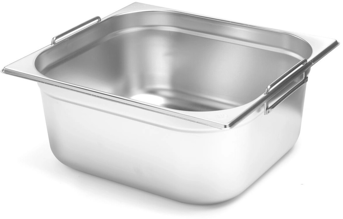 Hendi Gastronormbak Budget Line - met Handgrepen - GN 2/3 - RVS - 150mm diep