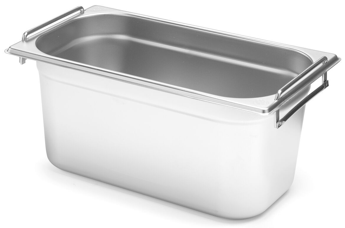 Hendi Gastronormbak Budget Line - met Handgrepen - GN 1/3 - RVS - 150mm diep