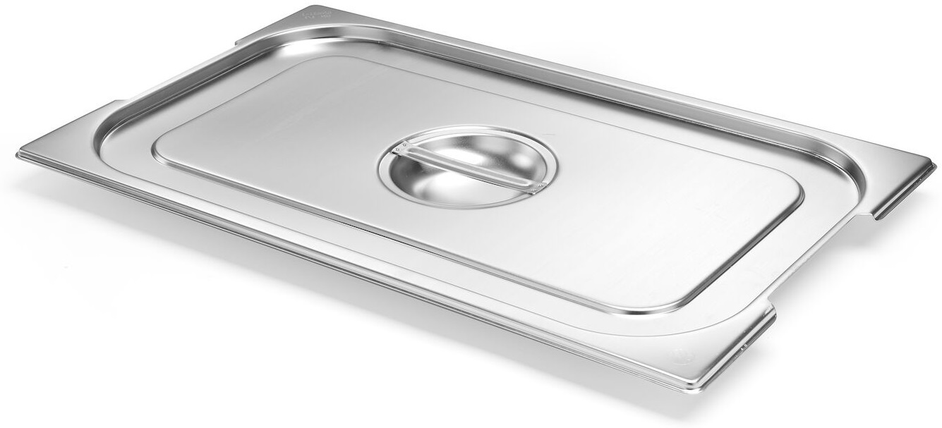 Hendi Gastronorm Deksel GN 1/1 - met Lepeluitsparing - RVS - Budget Line - 530x325mm