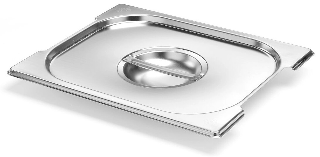 Hendi Gastronorm Deksel GN 1/2 - met Lepeluitsparing - RVS - Budget Line - 325x265mm