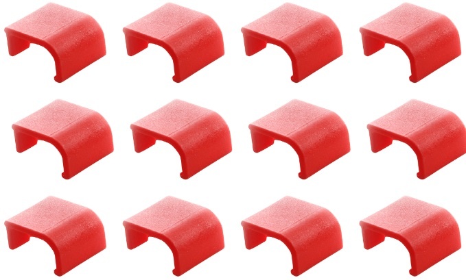 Hendi Deksel Clips voor HACCP Voorraadbakken - Rood ( 12 Stuks )