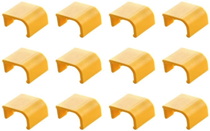 Hendi Deksel Clips voor HACCP Voorraadbakken - Geel ( 12 Stuks )