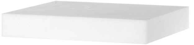 Hendi Polyethyleen Hakblok Wit - 500x400x(H)50mm