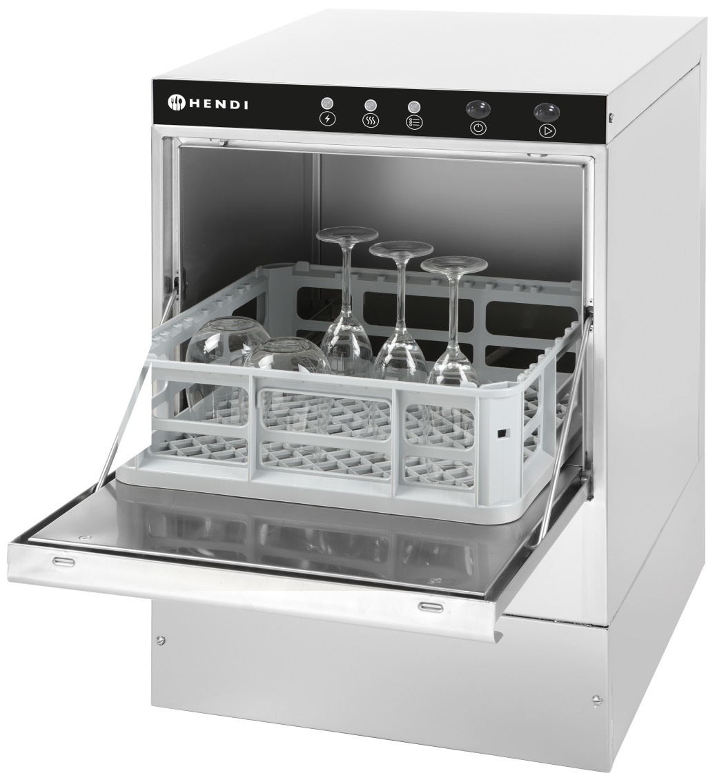 Hendi Glazen Vaatwasser K40 - met Afvoerpomp - 230V / 2,8kW