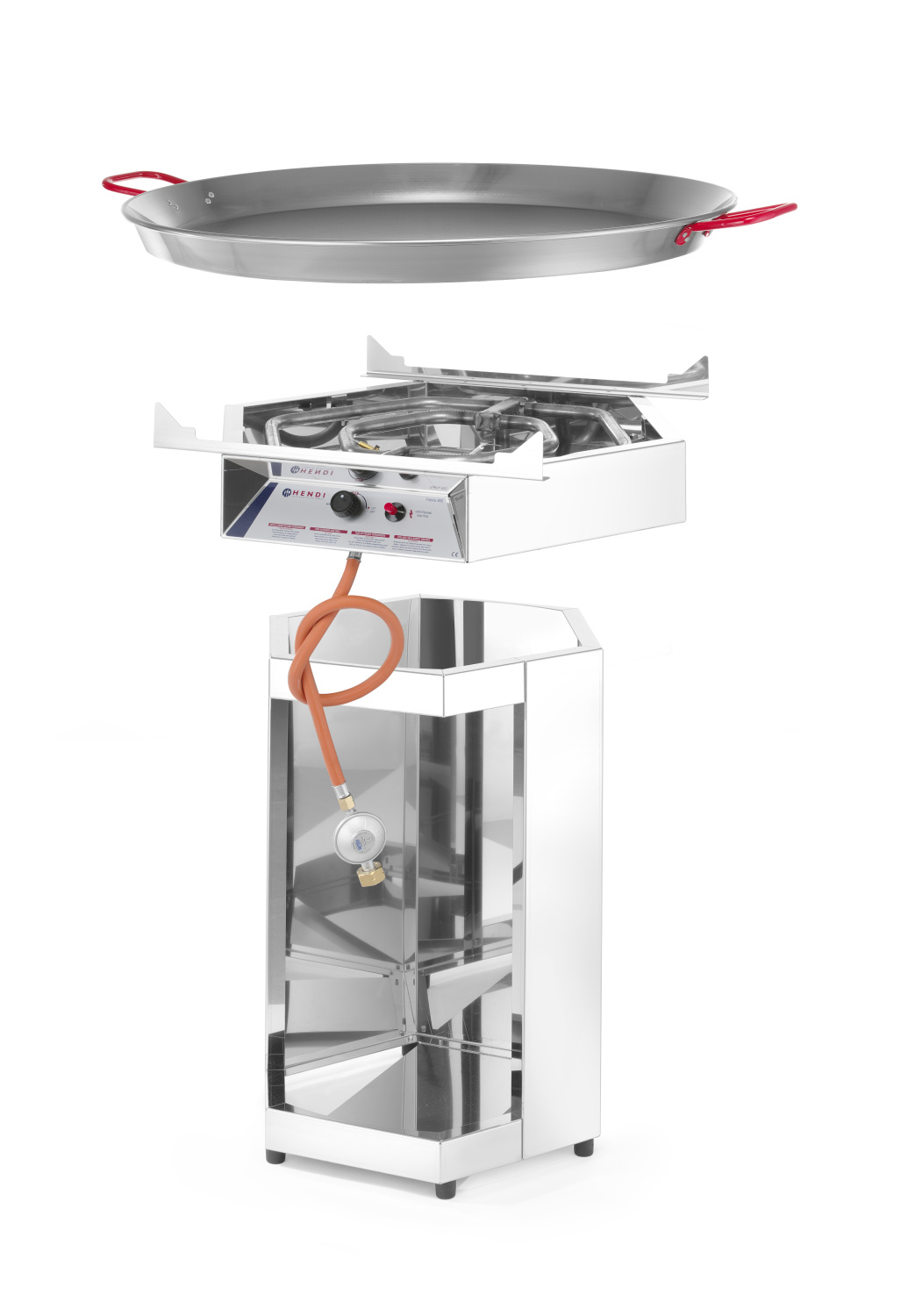 Hendi Fiësta 800 Gasbarbecue - met Paëllapan Ø80cm