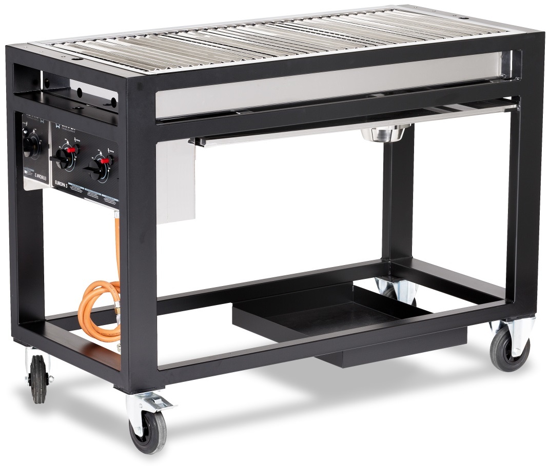Hendi Gasbarbecue Europa - met 3 Branders en Roosters 102x50cm - Slagers BBQ