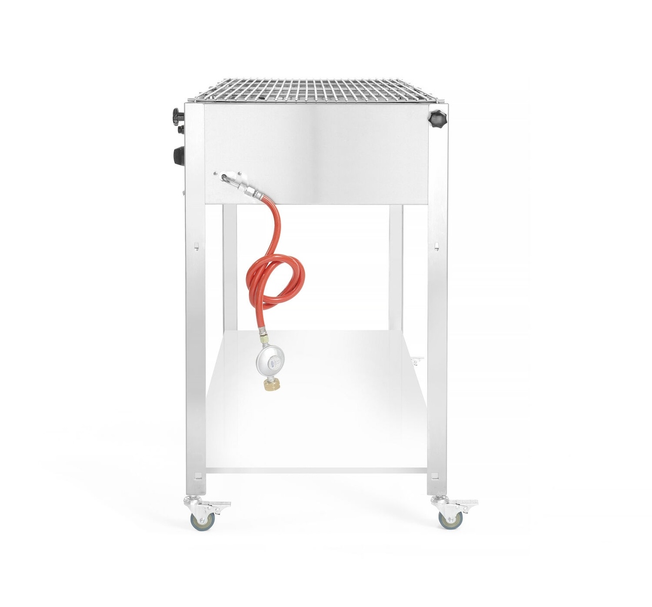 Hendi Gasbarbecue - Grill Master Quattro - met 2 Roosters en Bakplaat