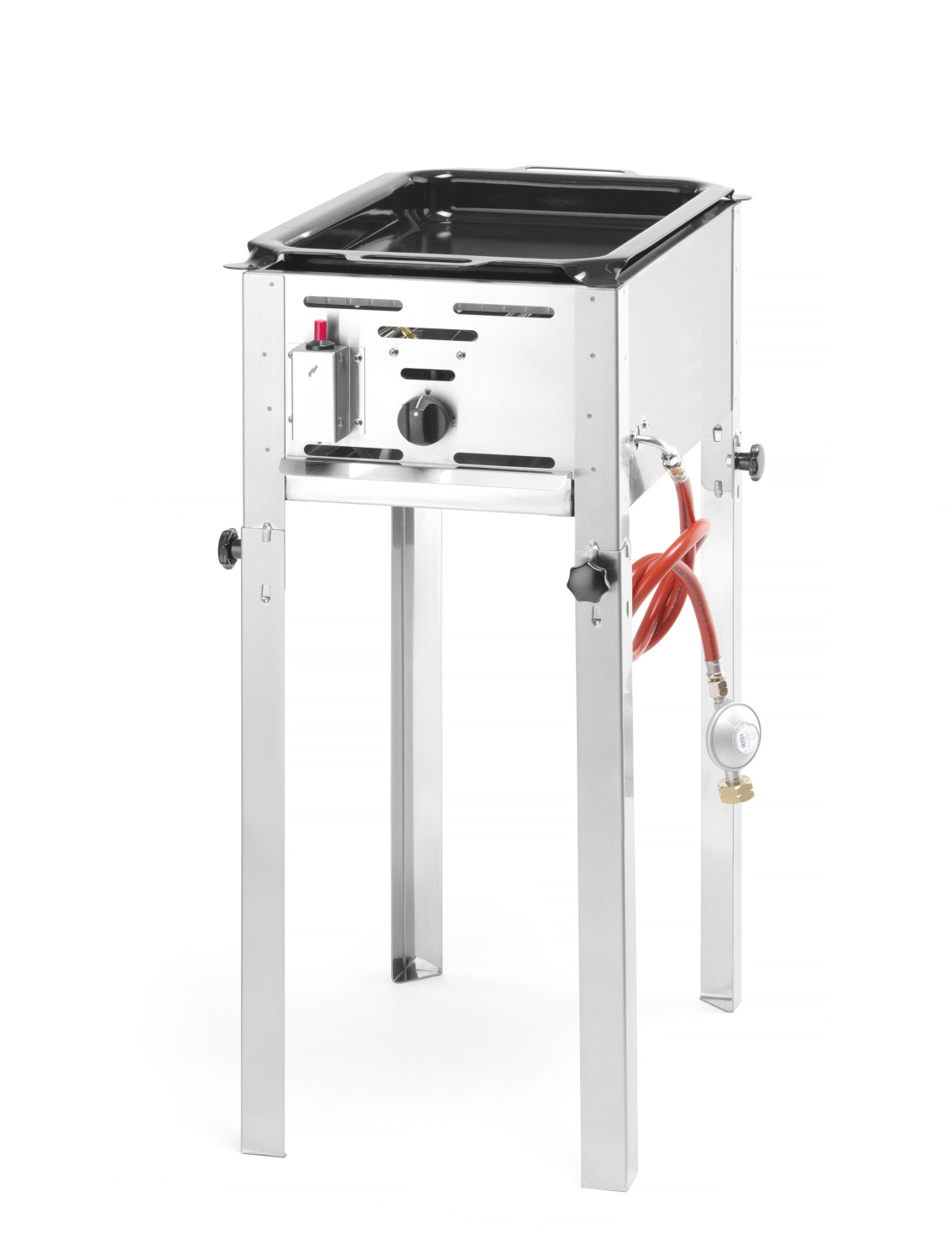 Hendi Gasbarbecue - Grill Master Mini - met Rooster en Bakplaat - Slagers BBQ