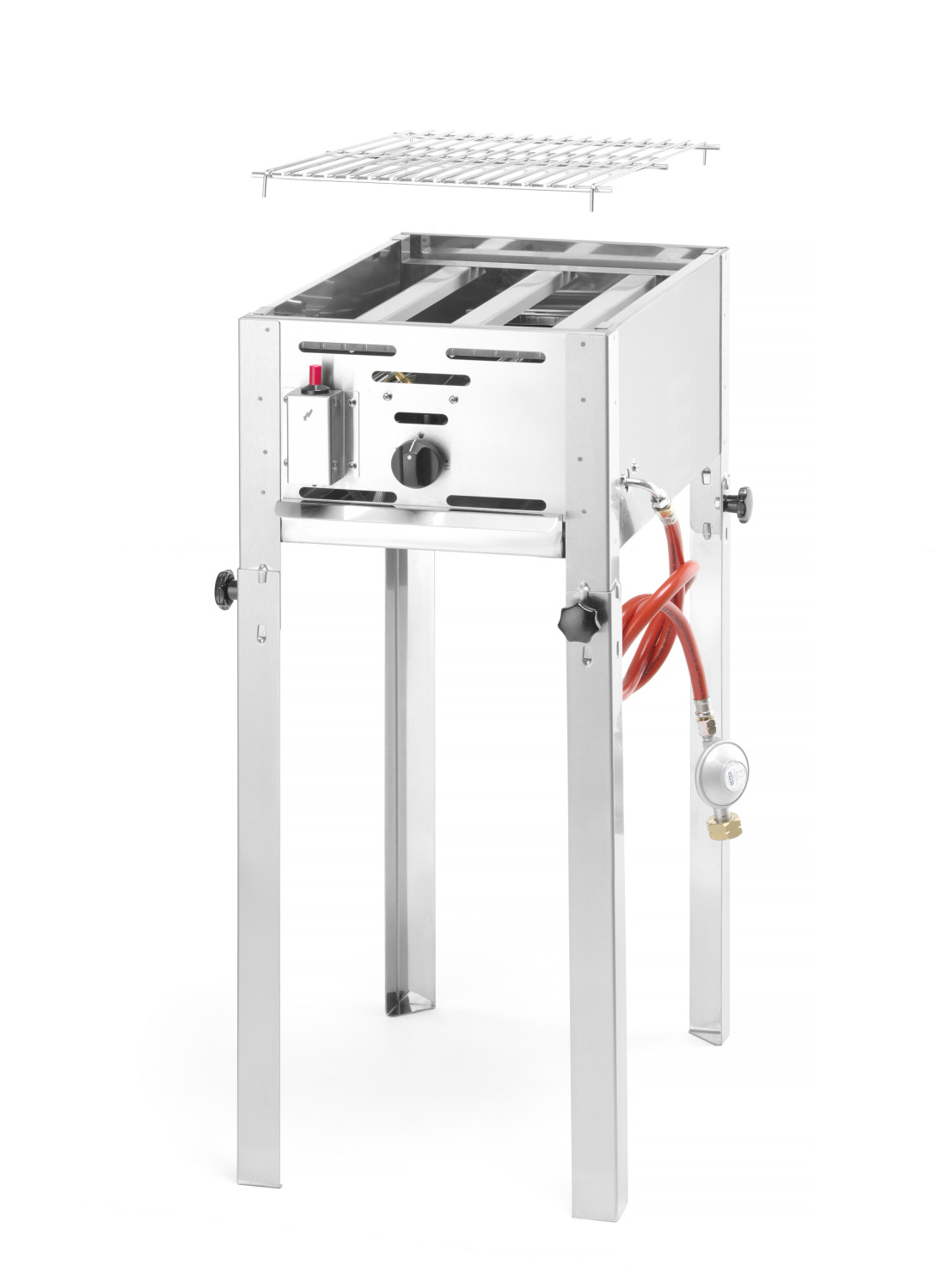 Hendi Gasbarbecue - Grill Master Mini - met Rooster en Bakplaat - Slagers BBQ