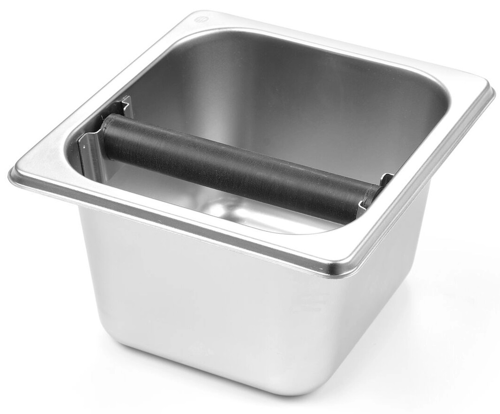 Hendi Uitklopbak Koffie - Uitneembare Klopstang - GN 1/6 - 176x162x(H)100mm