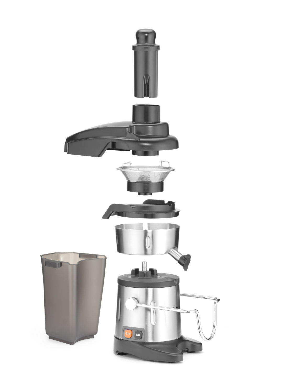 Hendi Sapcentrifuge 120kg/uur - Professionele Centrifigale Juicer - 3000RPM - 246x480xH531mm