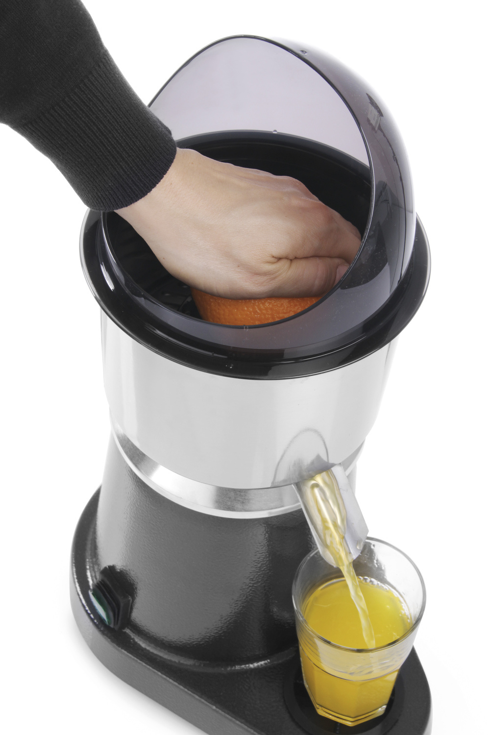 Hendi Citruspers Professional - met 3 Perskegels - 1500 t/min - 230V / 180W - 308x218x(H)463mm