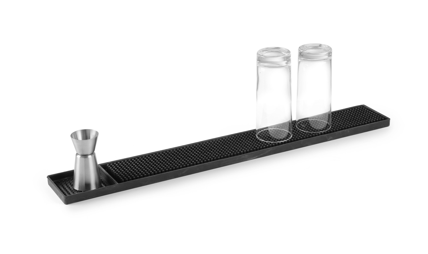BarUp Barmat Professional - Rubber - Zwart - 61x8,5cm