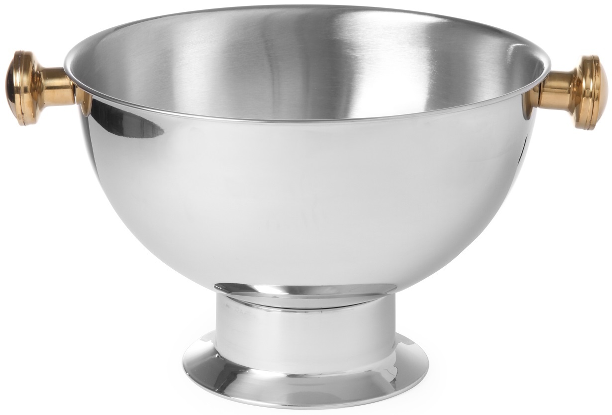 BarUp Champagnekoeler RVS - met Grepen - 13,5 Liter - Ø37x(H)23cm