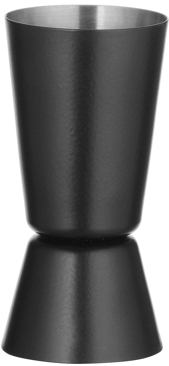 BarUp Barmaatje 25/35ml - Zwart - Cocktail Jigger - Ø4x(H)8,5cm