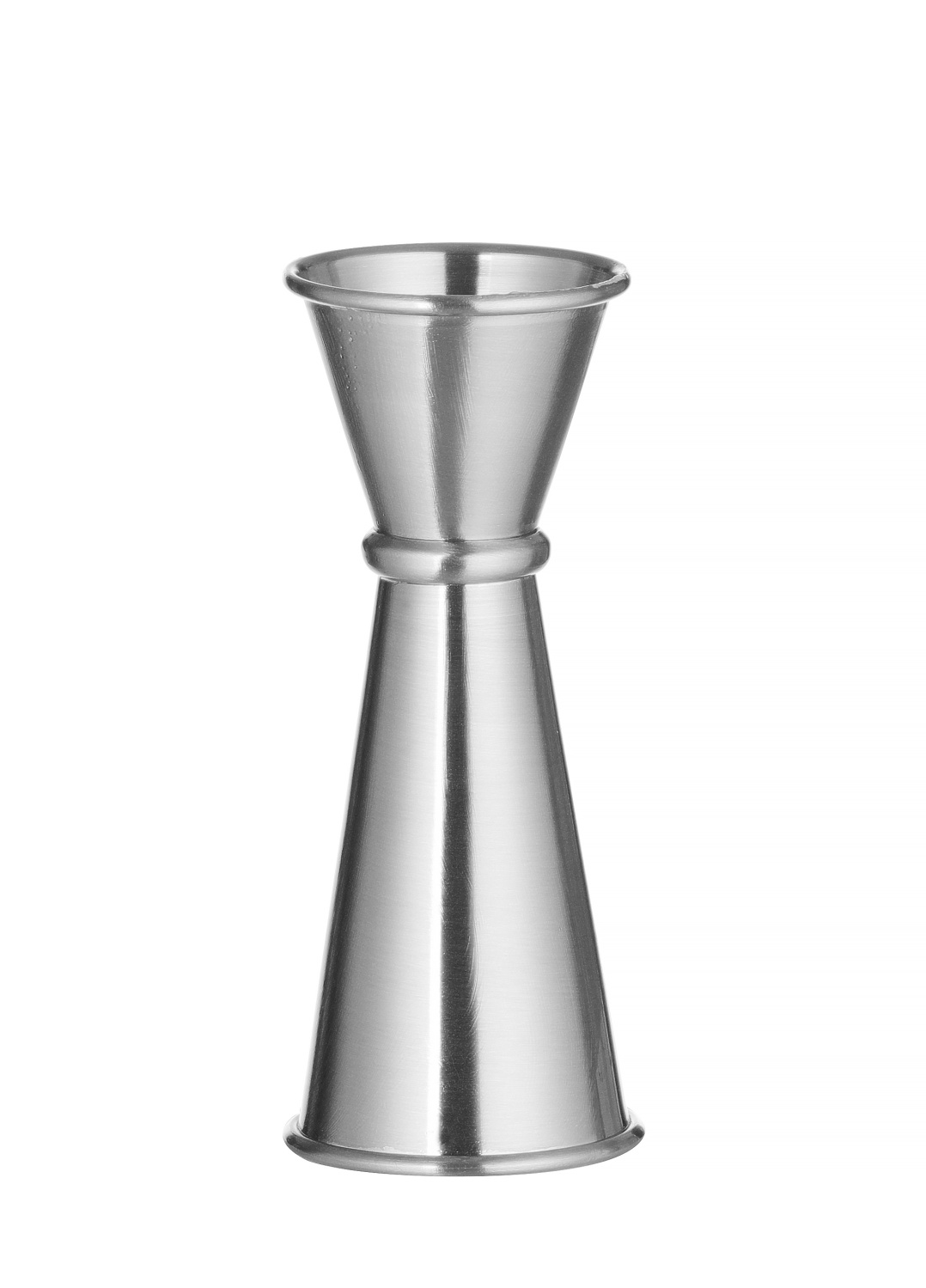 BarUp Barmaatje met Ring 25/50ml - RVS - Cocktail Jigger - Ø7,5x(H)7cm