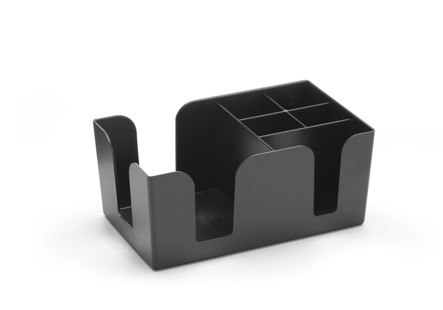BarUp Bar Caddy met 6 vakken - Zwart - 240x145x(H)105mm
