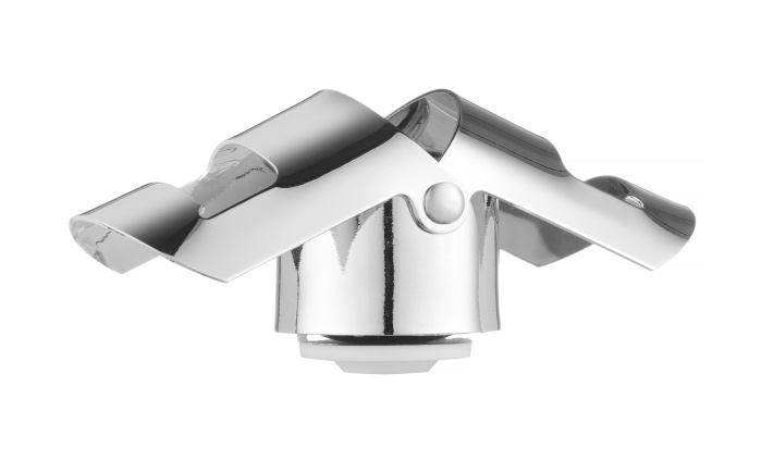 BarUp Champagne Stopper - Wijnafsluiter Professional - Verchroomd - 41x38x(H)60mm
