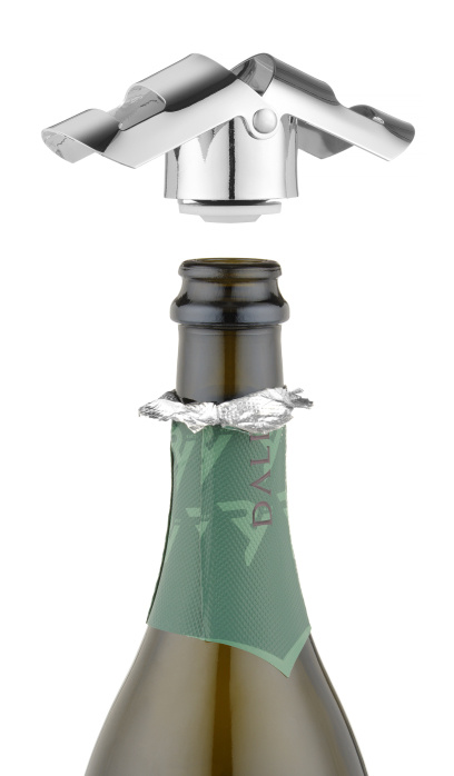 BarUp Champagne Stopper - Wijnafsluiter Professional - Verchroomd - 41x38x(H)60mm
