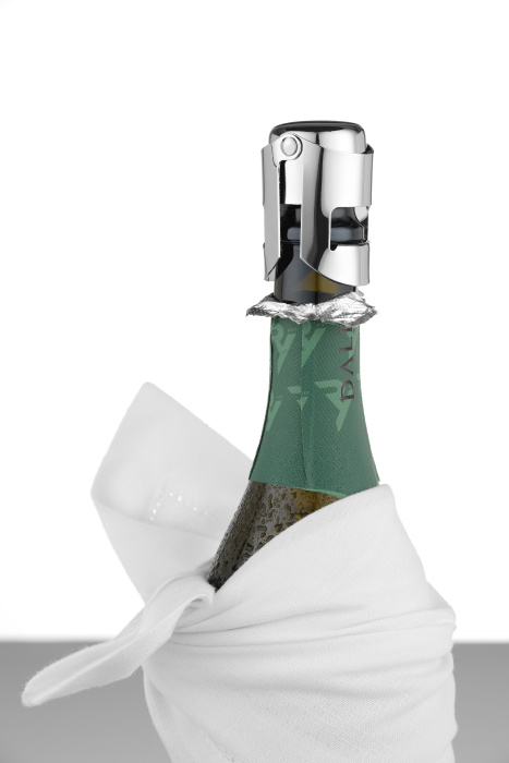 BarUp Champagne Stopper - Wijnafsluiter Professional - Verchroomd - 41x38x(H)60mm