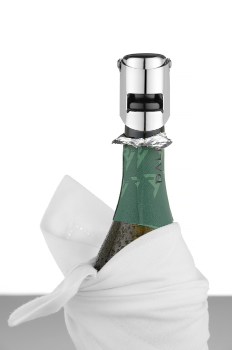 BarUp Champagne Stopper - Wijnafsluiter Professional - Verchroomd - 41x38x(H)60mm