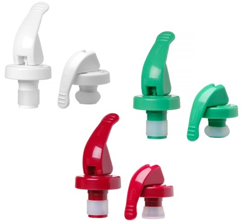 BarUp Flessenstop Afsluitbaar voor 0,5 - 1,5 Liter Flessen ( Set van 3 )