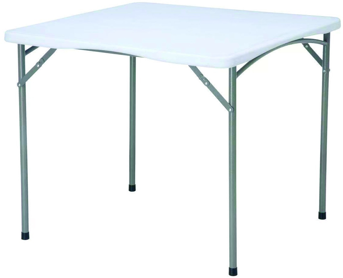 Hendi Partytafel Wit - Inklapbare Buffetafel Rechthoek - 87x87x(H)74cm