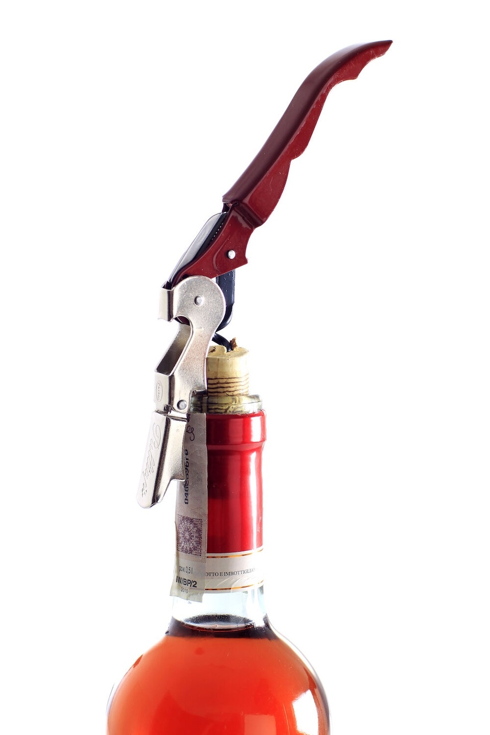 BarUp Kelnersmes met 3 Functies - Rood - Lengte: 12cm