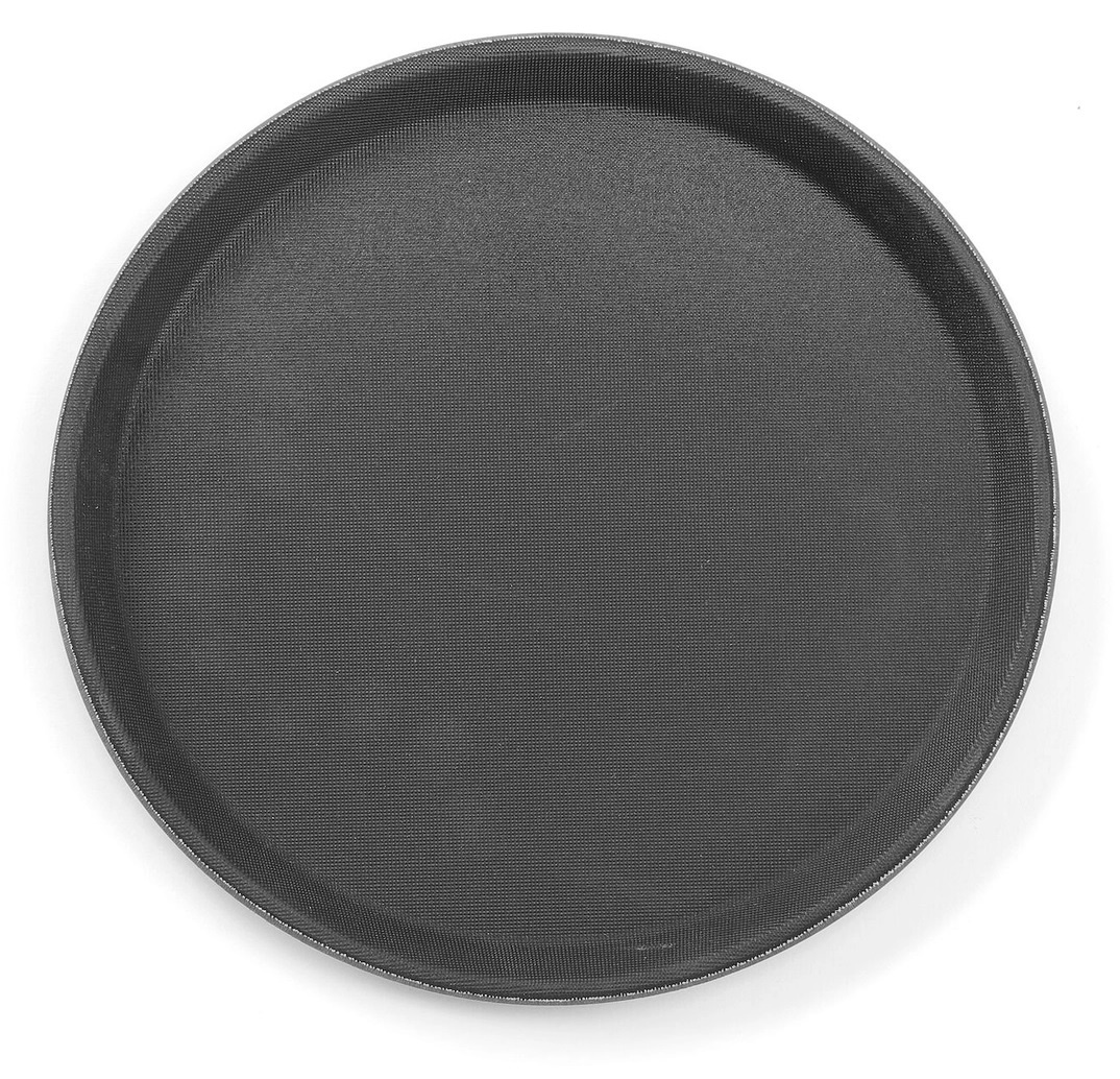 Hendi Dienblad Rond - Antislip - Zwart - Ø41x(H)2cm