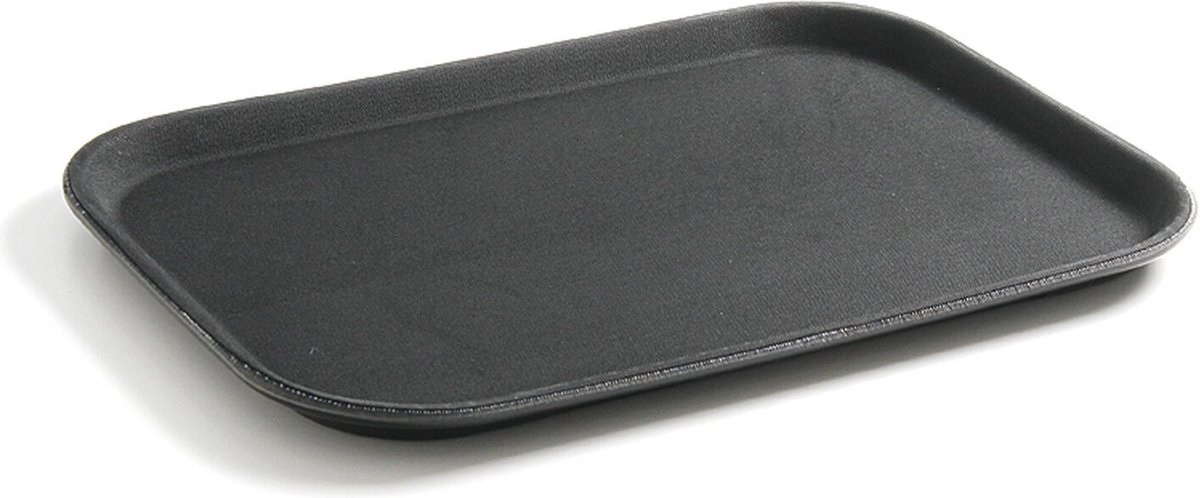 Hendi Dienblad Rechthoekig - Antislip - Zwart - 255x355(H)20mm