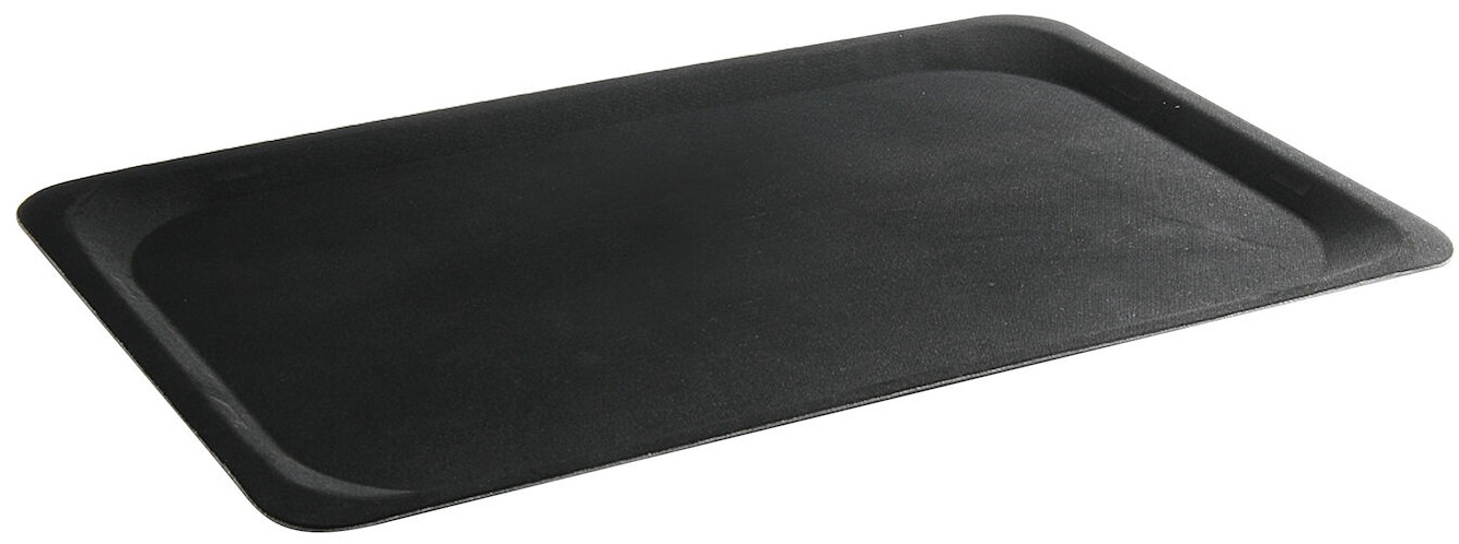 Hendi Dienblad Rechthoekig - Antislip Glasvezel - Zwart - 530x325(H)20mm