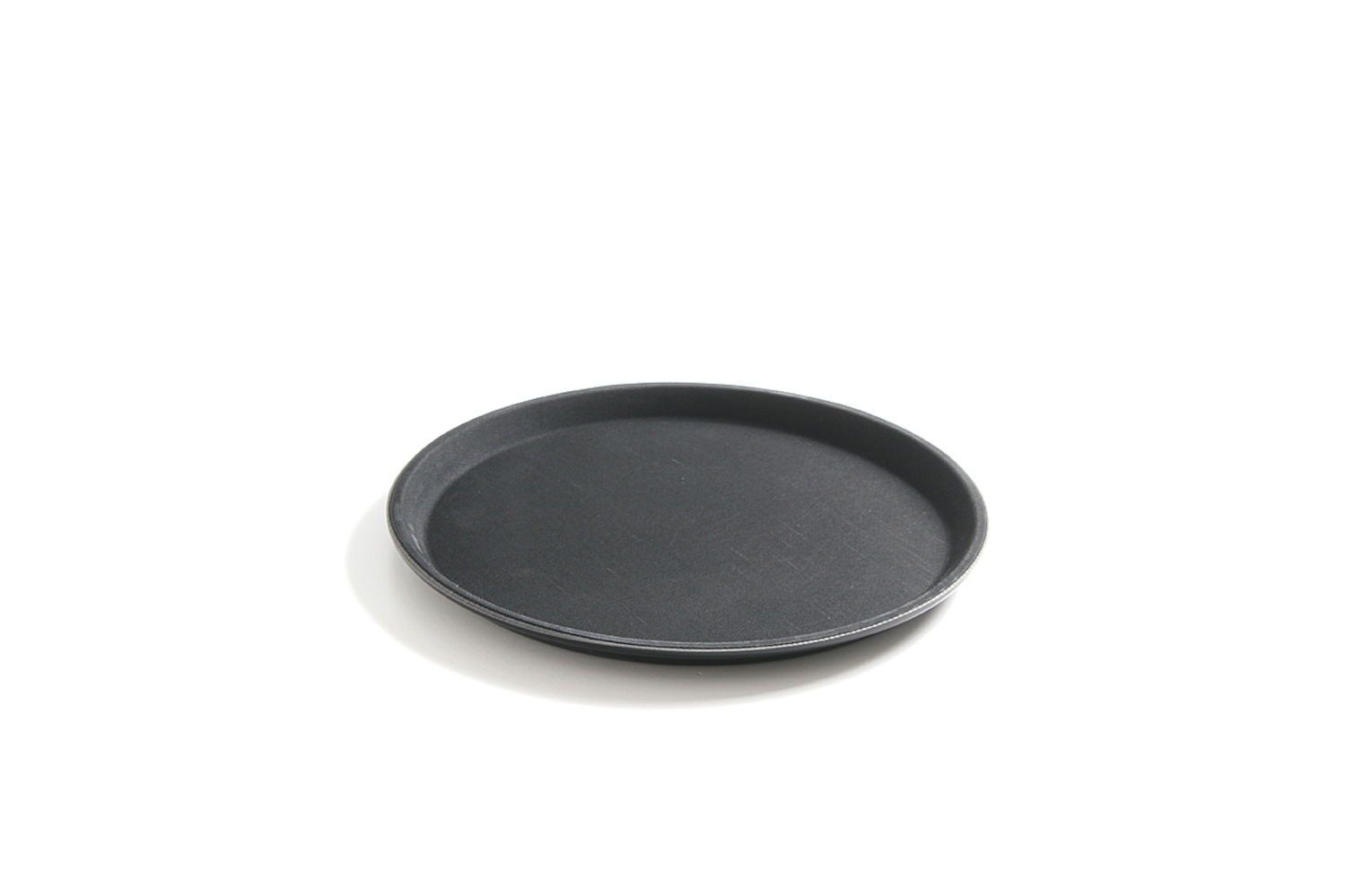 Hendi Dienblad Rond - Antislip Glasvezel - Zwart - Ø50(H)2,2cm