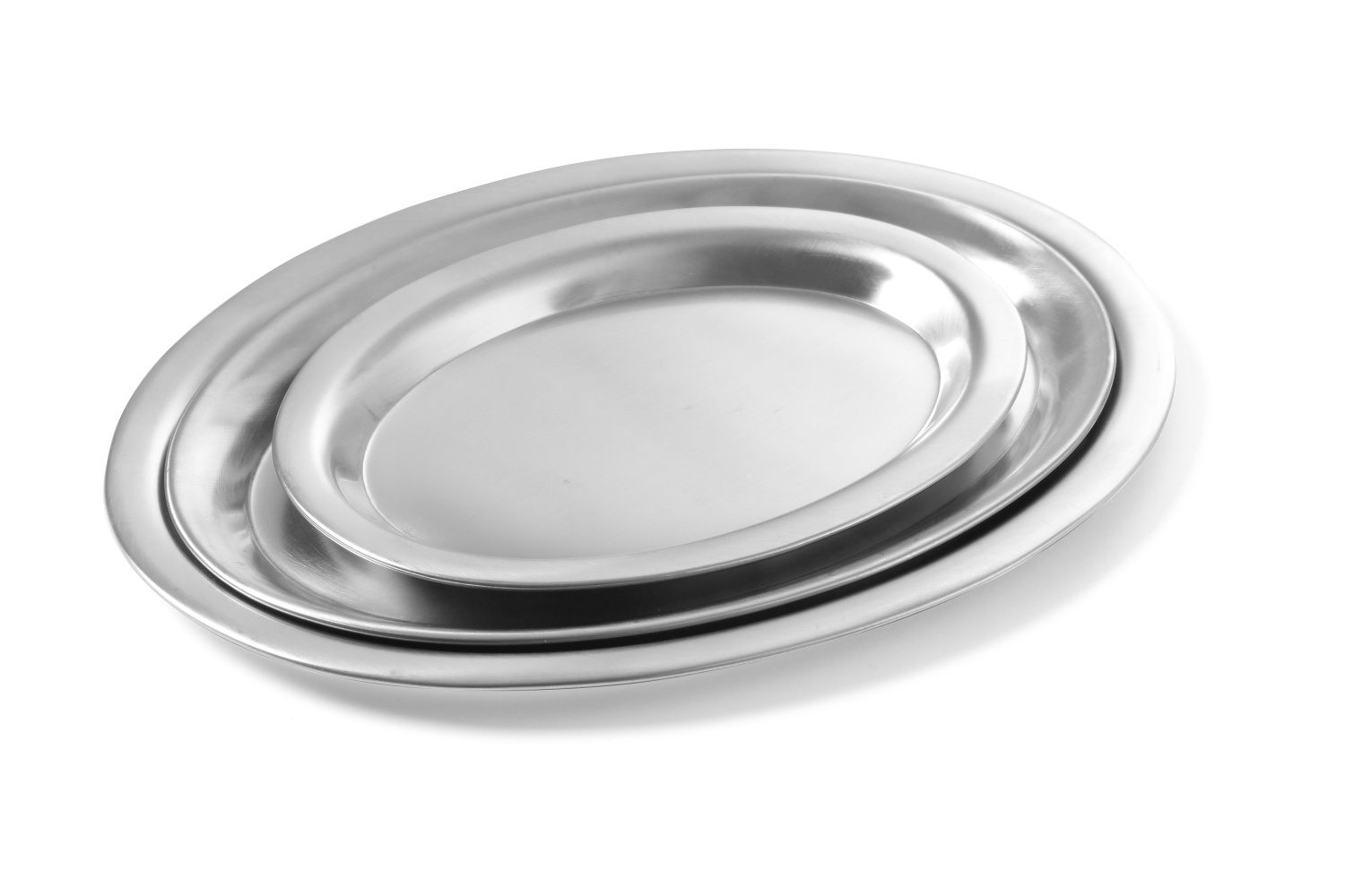 Hendi Koffie Serveerplateau Ovaal - RVS - 285x220mm