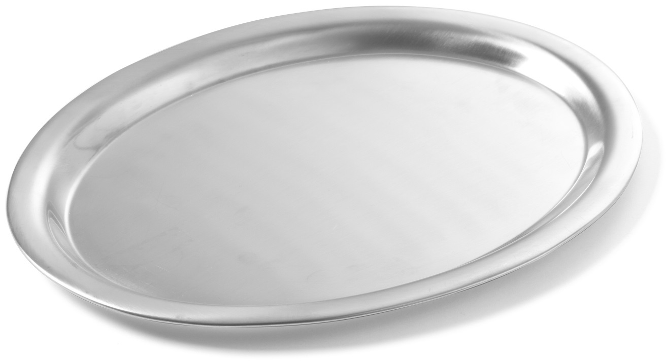 Hendi Koffie Serveerplateau Ovaal - RVS - 285x220mm