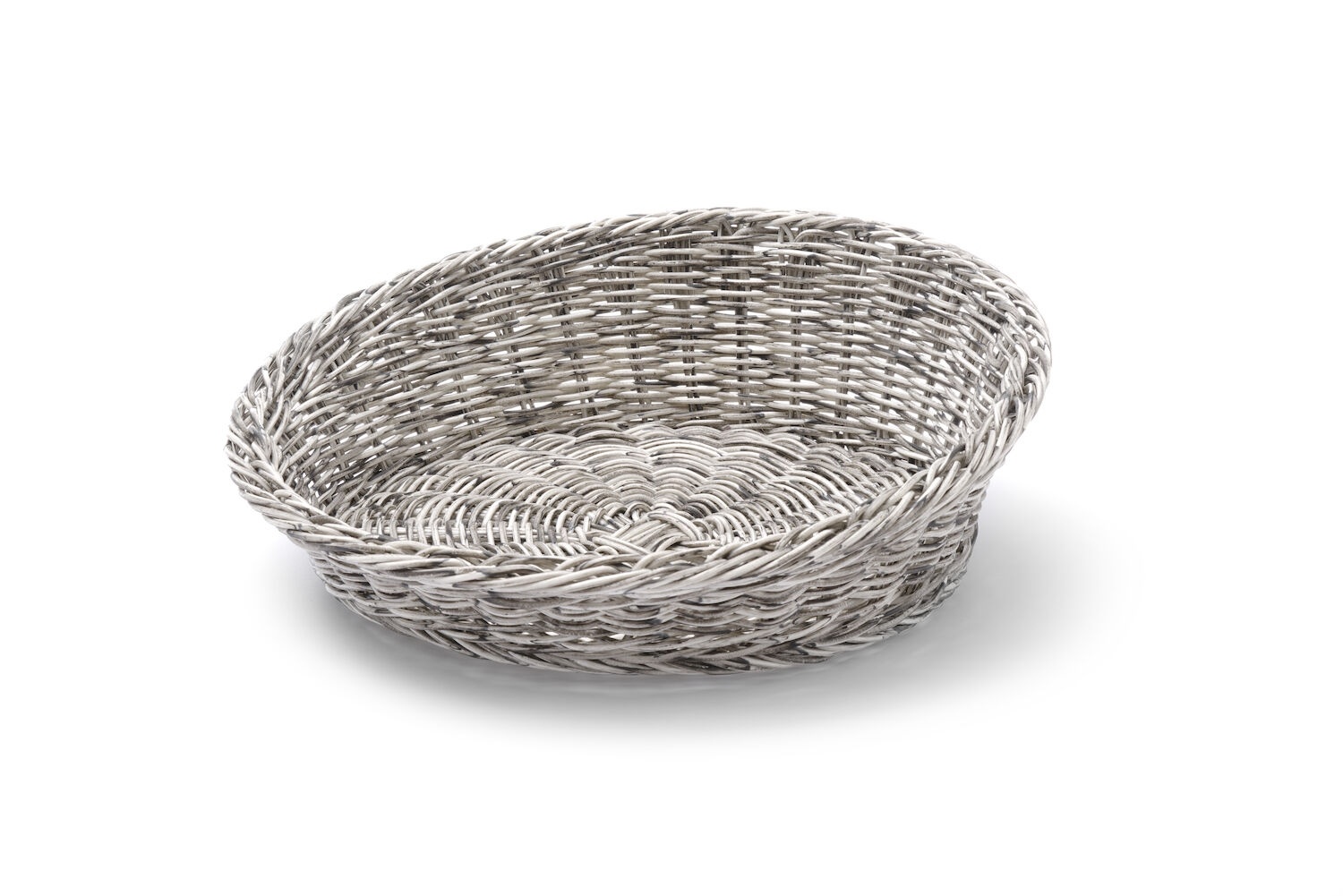 Hendi Broodmand Rond - Lichtgrijs - Schuin Aflopend - Ø37x(H)12cm