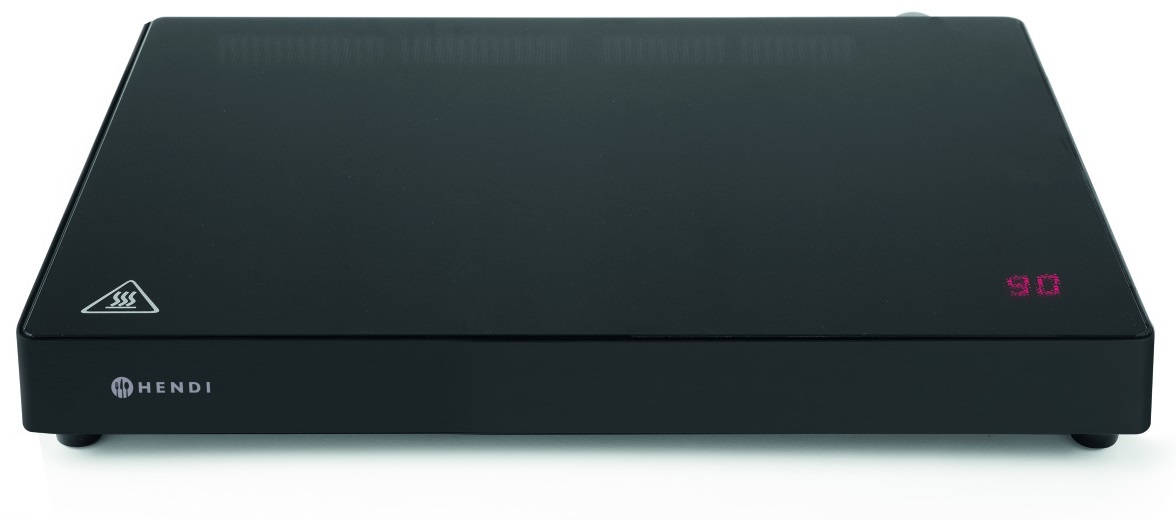 Hendi Inductie Warmhoudplaat Kitchen Line - Zwart - 230V / 800W - 460x315x(H)62mm