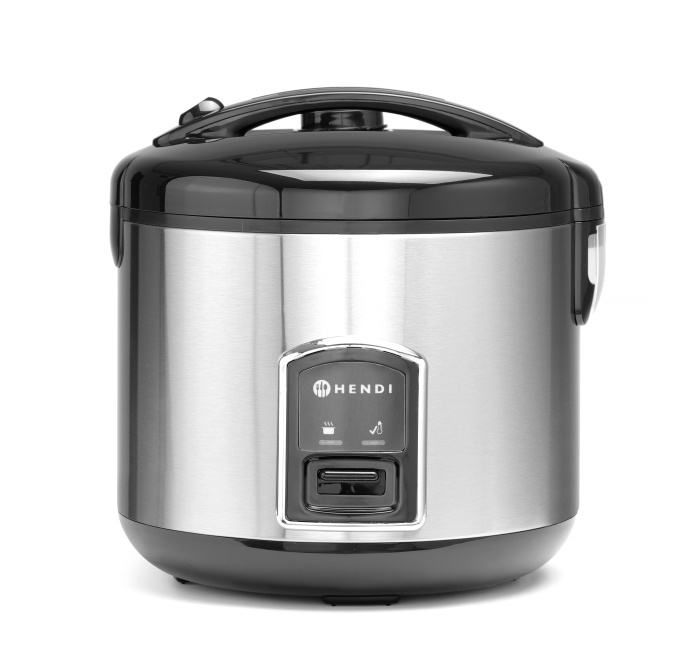 Hendi Rijstkoker met Stoomfunctie - 1,8 Liter - 230V / 700W - 265x285x(H)285mm