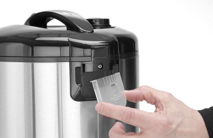 Hendi Rijstkoker met Stoomfunctie - 1,8 Liter - 230V / 700W - 265x285x(H)285mm
