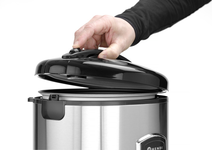 Hendi Rijstkoker met Stoomfunctie - 1,8 Liter - 230V / 700W - 265x285x(H)285mm