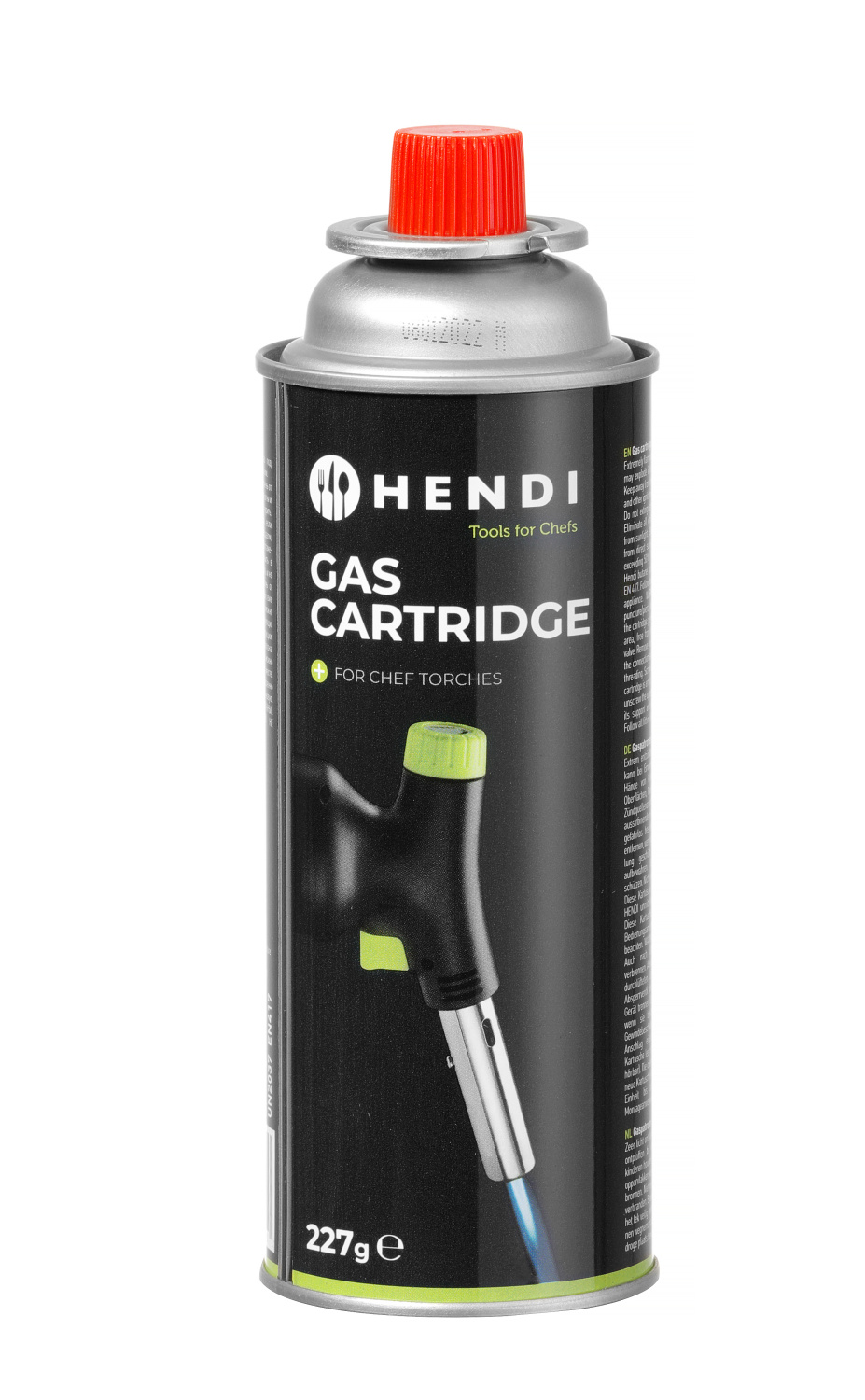 Hendi LPG Gasflessen Navulling - Set van 4