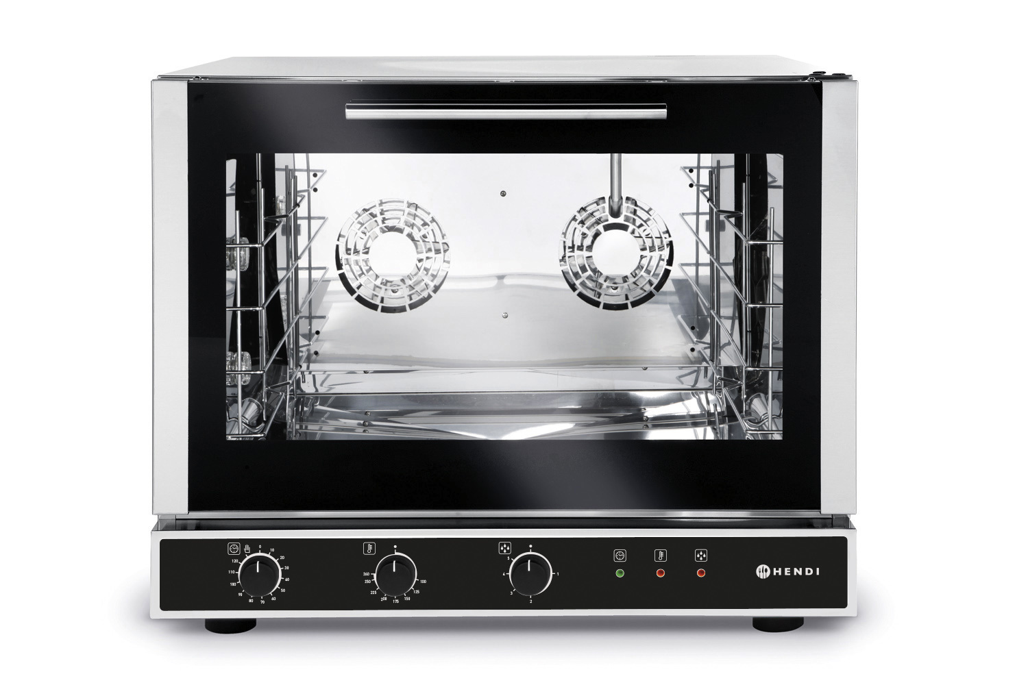 Hendi Bakkerij oven - Heteluchtoven met handmatig vochtinjectie - RVS - 230V / 400V - 790x750x(H)635