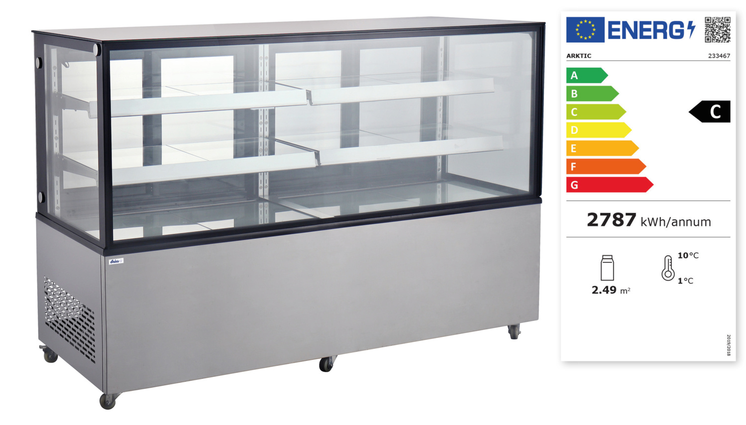 Koelvitrine - 610L