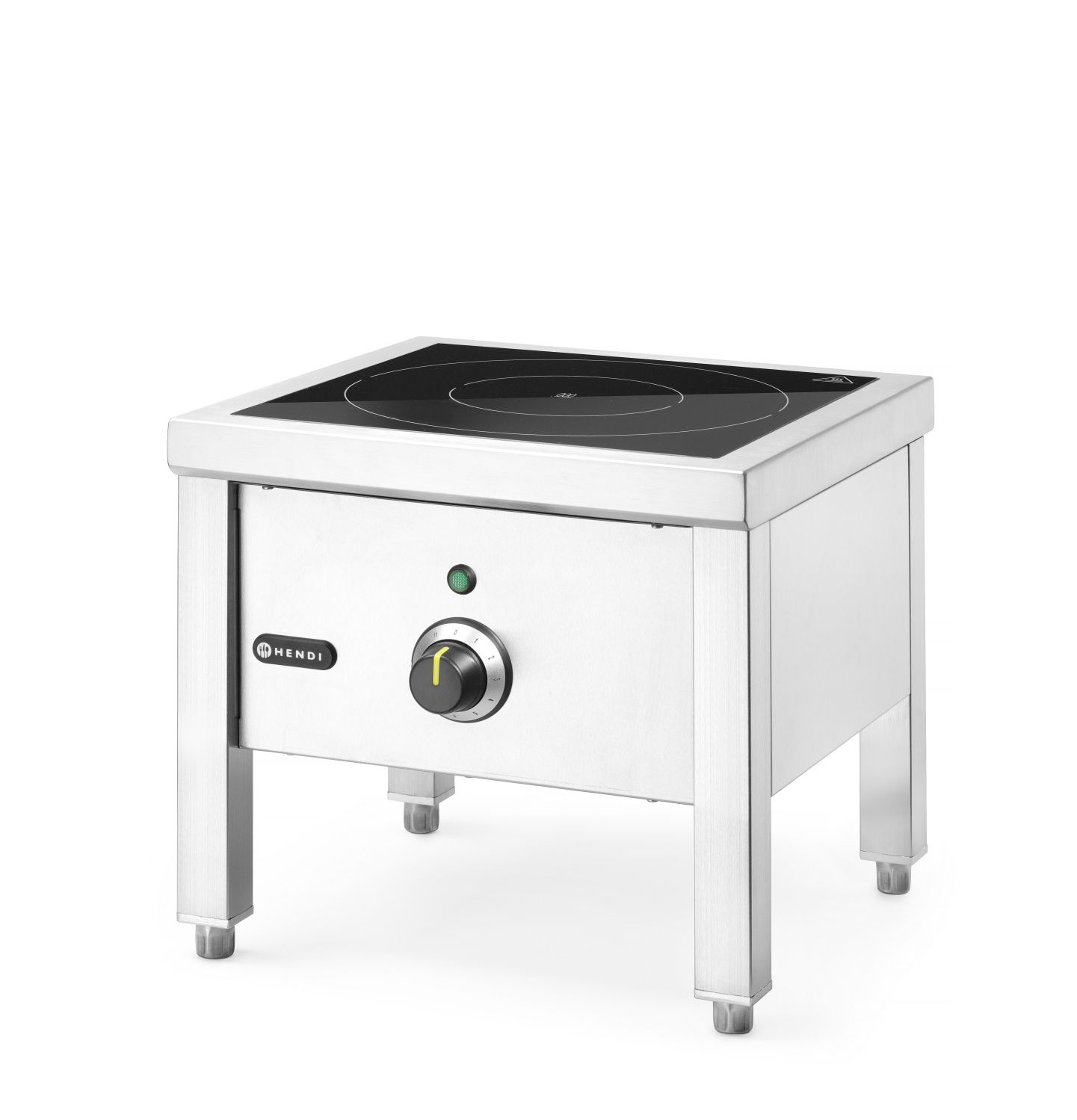 Hendi Inductie Hokker - Hoog vermogen - 400V / 5000W - 40x40x(H)38cm