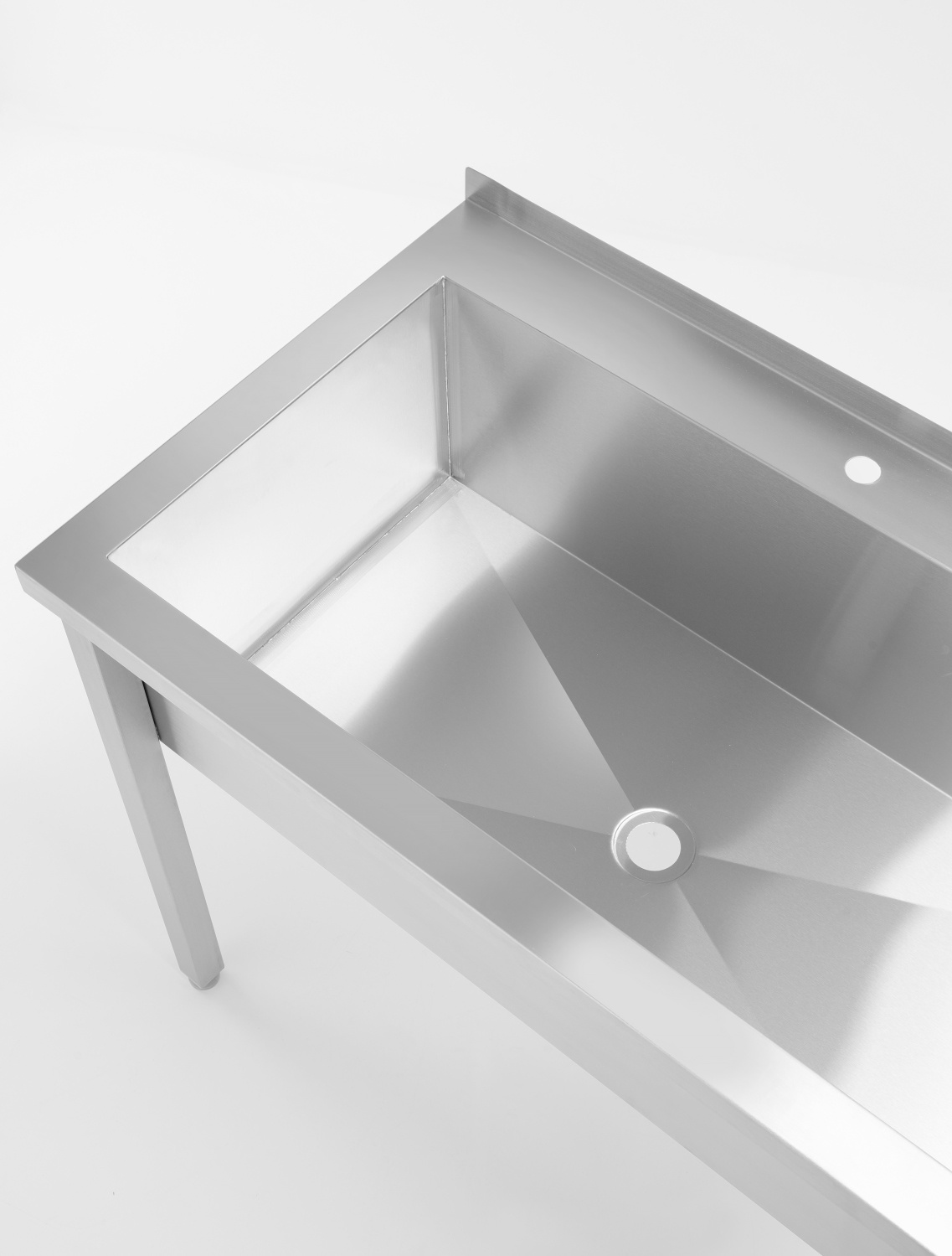 Hendi RVS Spoelbak Budget Line - Diepte wasbak: 40cm - 1000x600x(H)850mm
