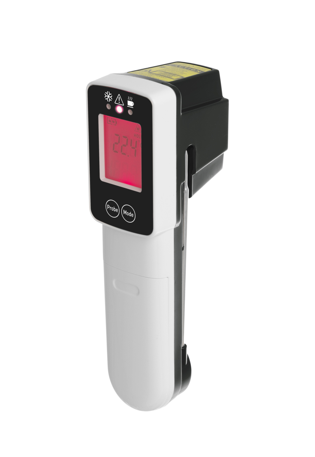 Hendi Infrarood Thermometer met sonde ( -60/350°C ) - 39x53x(H)158mm