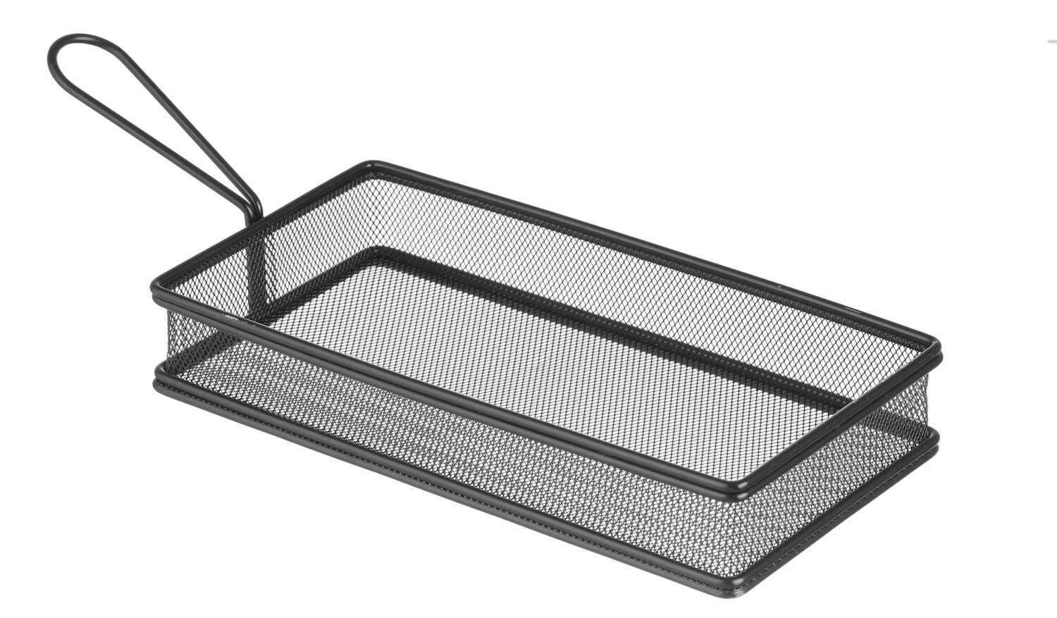 Hendi Frituurmandje Klein - RVS - Zwart - 255x135x(H)45mm
