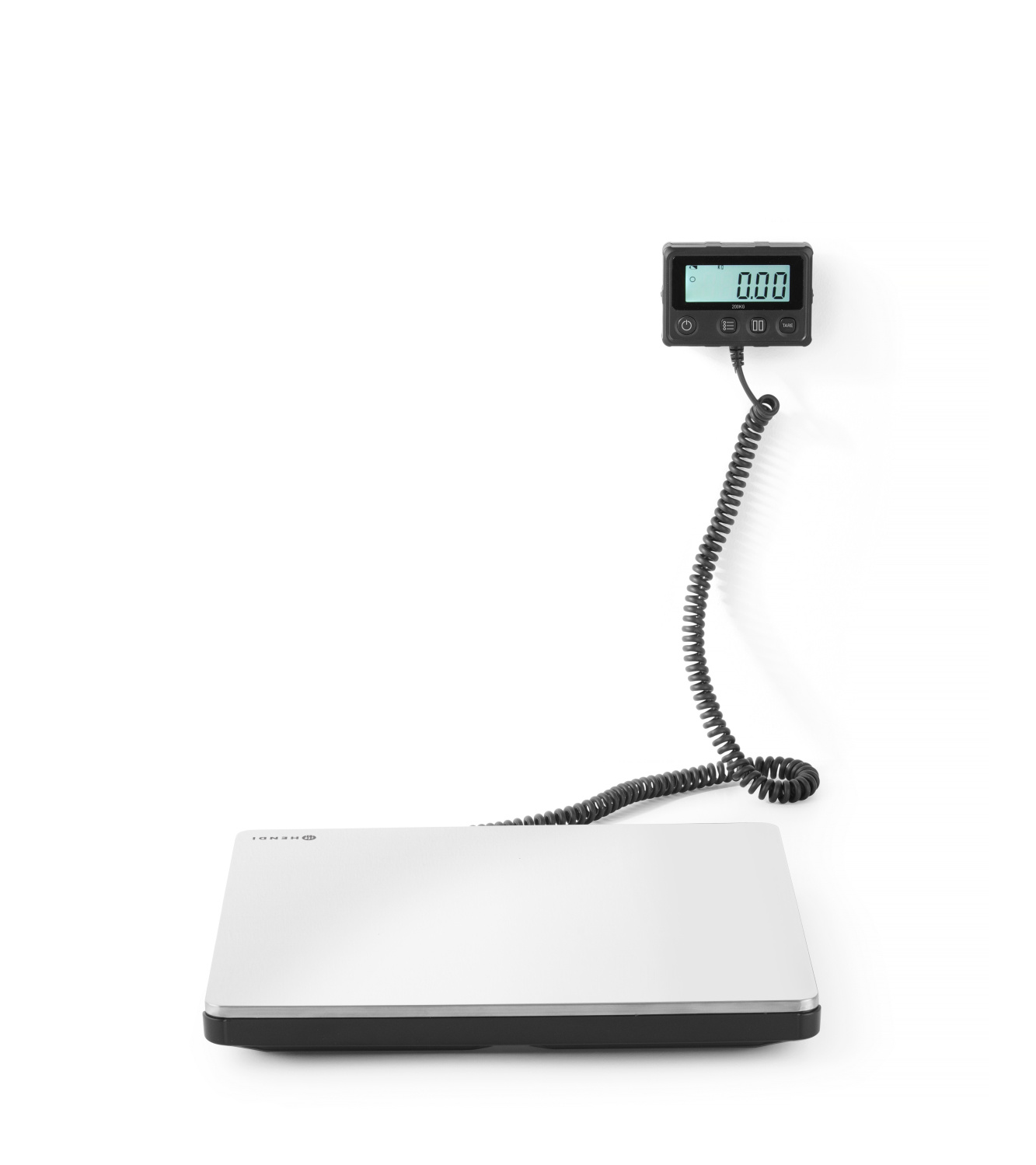 Hendi Keukenweegschaal - Digitaal - tot 200kg - 298x248x(H)37mm