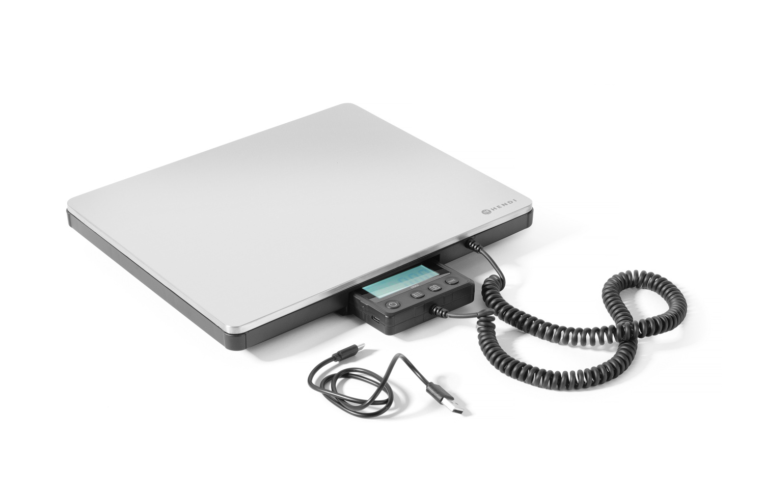Hendi Keukenweegschaal - Digitaal - tot 200kg - 298x248x(H)37mm